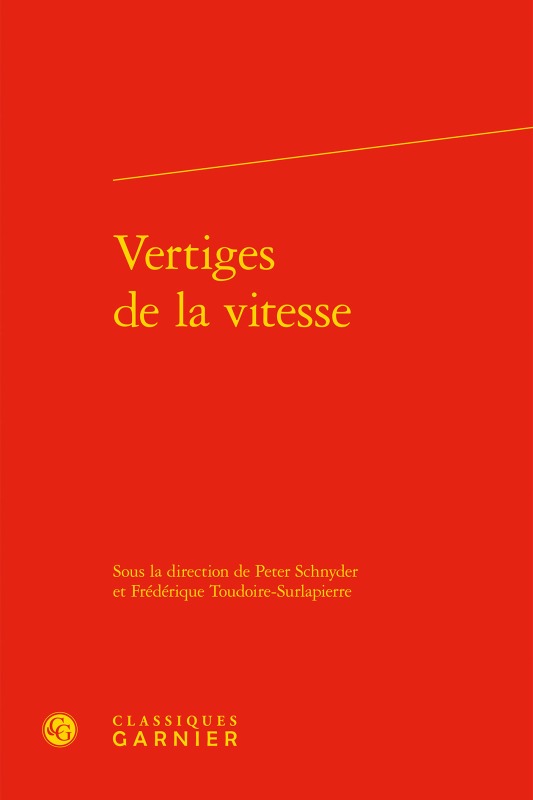 Buch Vertiges de la vitesse 