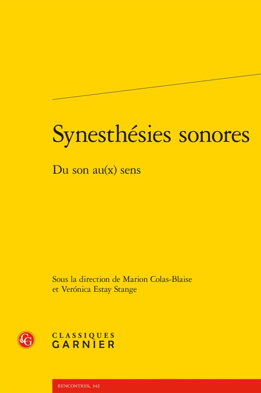 Knjiga Synesthésies sonores Marion Colas-Blaise