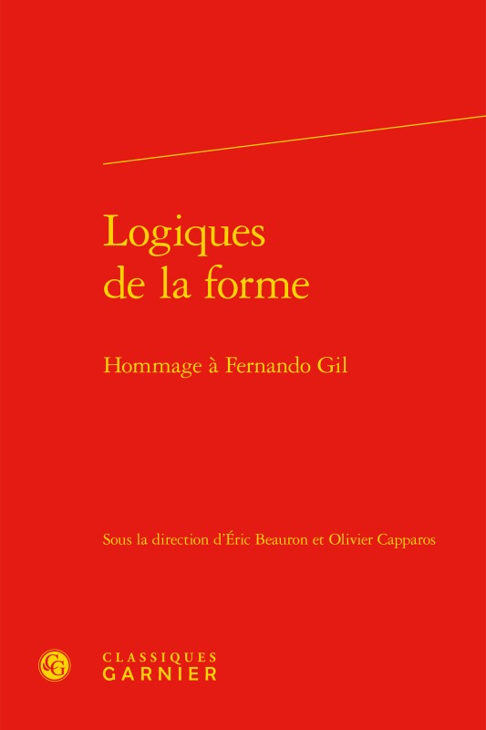 Libro Logiques de la forme 