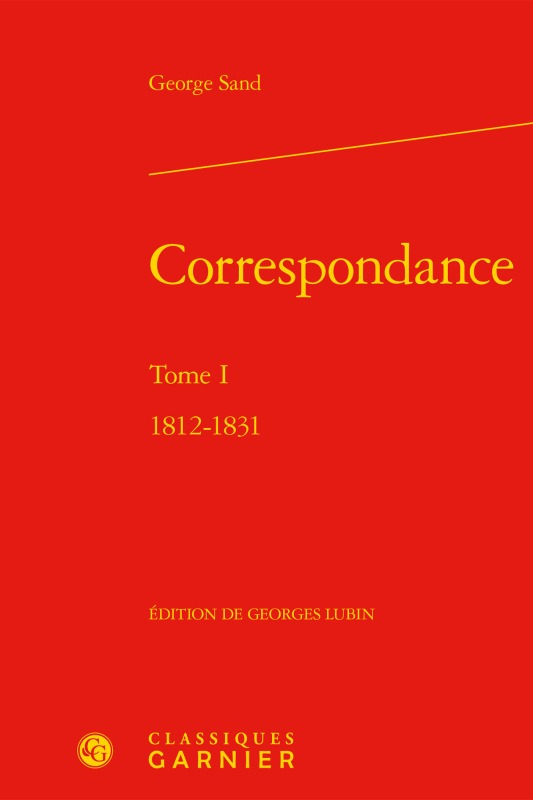 Knjiga Correspondance Sand