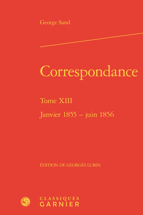 Book Correspondance Sand