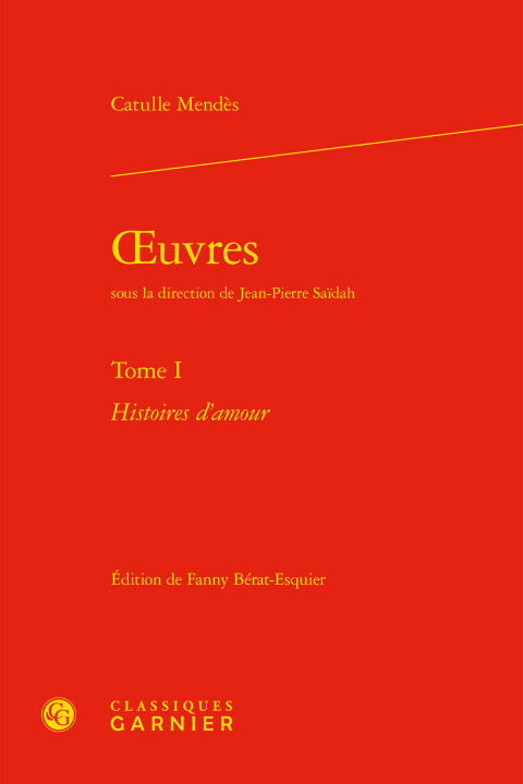 Knjiga oeuvres Mendès