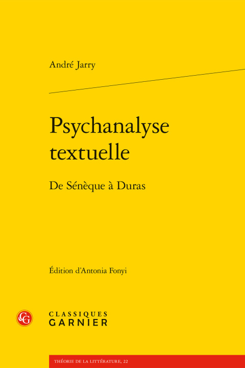 Book Psychanalyse textuelle Jarry