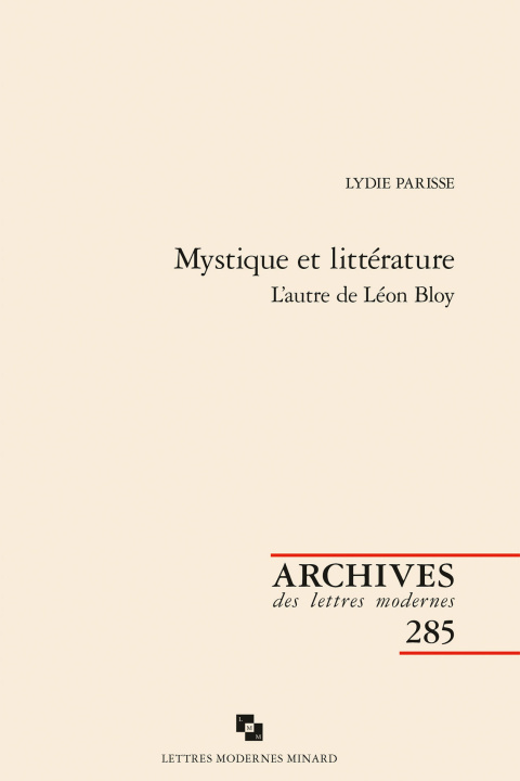 Kniha Mystique et littérature Parisse