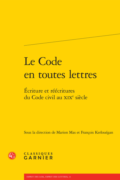 Knjiga Le Code en toutes lettres Francois Kerlouegan