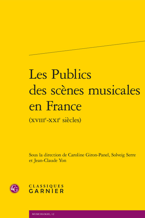 Kniha Les Publics des scènes musicales en France 