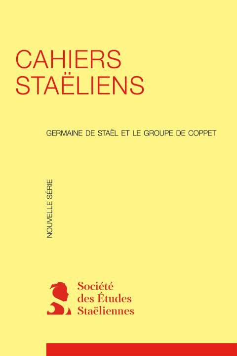 Kniha Cahiers staëliens 