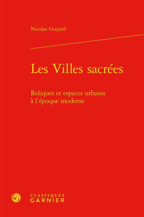 Kniha Les Villes sacrées Guyard