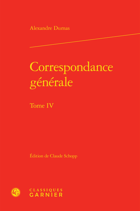 Knjiga Correspondance générale Dumas