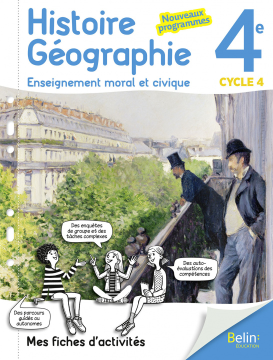 Kniha Histoire Géographie EMC 4e 2017 Mes fiches d'activités Chaumard