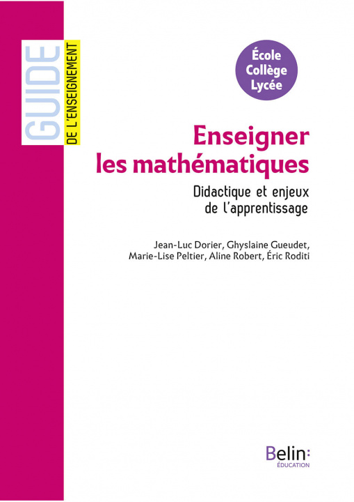 Boek Enseigner les mathématiques Peltier