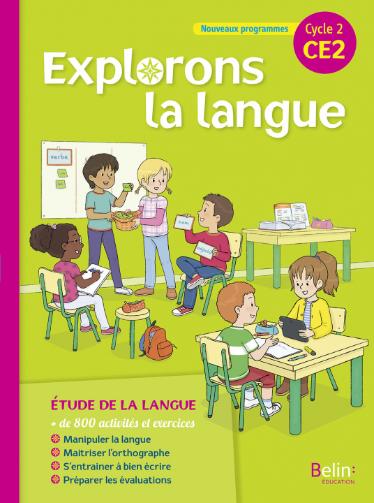 Carte Explorons la langue CE2 - Manuel Jeangrand