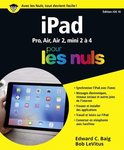 Könyv iPad ed iOS 10 Pour les Nuls Bob LeVitus