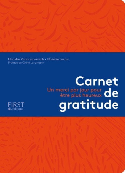 Boek Carnet de gratitude Christie Vanbremeersch
