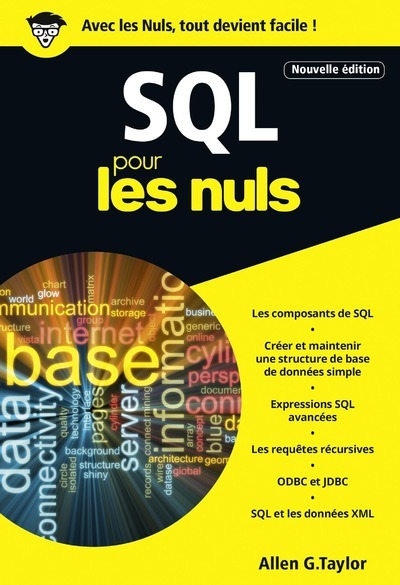 Carte SQL Poche Pour les Nuls 3ed Allen G. Taylor