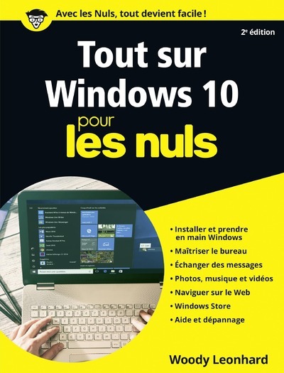 Knjiga Tout sur Windows 10 Pour les Nuls Woody Leonhard