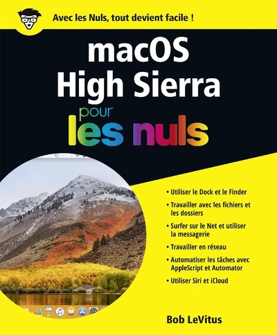 Carte macOS High Sierra Pour les Nuls Bob LeVitus
