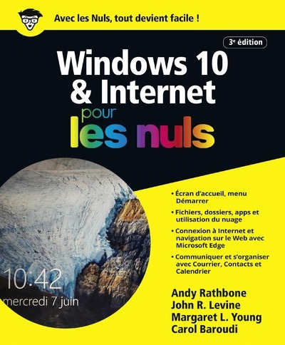 Book Windows 10 & Internet Pour les nuls, 3e Andy Rathbone