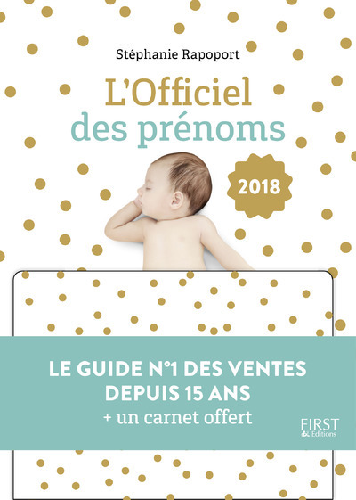 Livro L'officiel des prénoms 2018 Stéphanie Rapoport