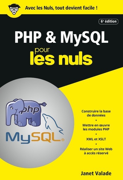 Carte PHP et MySQL Poche Pour les Nuls, 6e ed Janet Valade