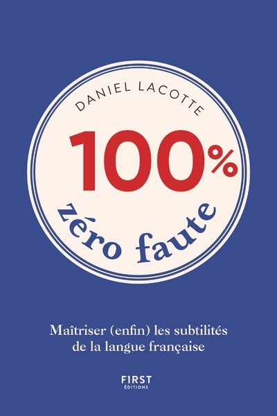 Knjiga 100 % zéro faute Daniel Lacotte