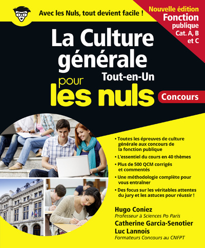 Book La Culture générale Tout en un Pour les Nuls concours - Fonction publique NE Luc Lannois