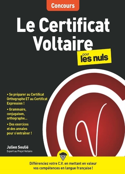 Kniha Le Certificat Voltaire pour les Nuls Concours Julien Soulié