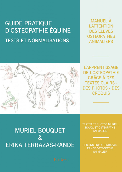 Carte Guide pratique d'ostéopathie équine MURIEL BOUQUET & ERI