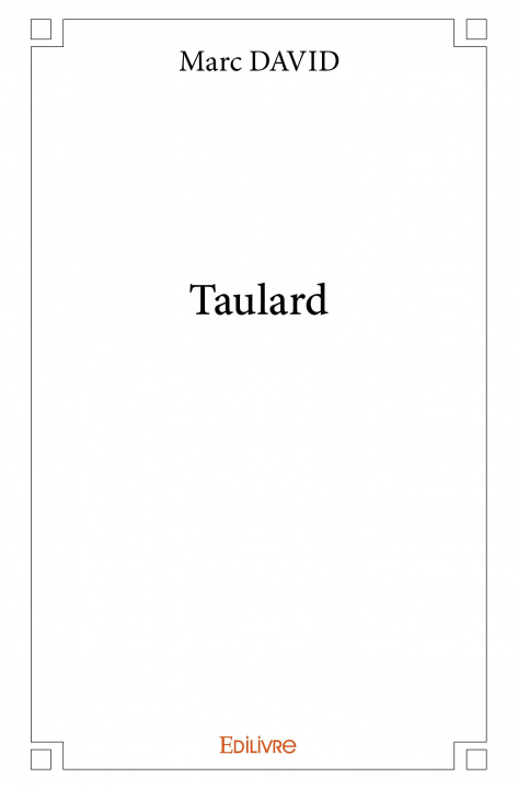 Book Taulard MARC DAVID
