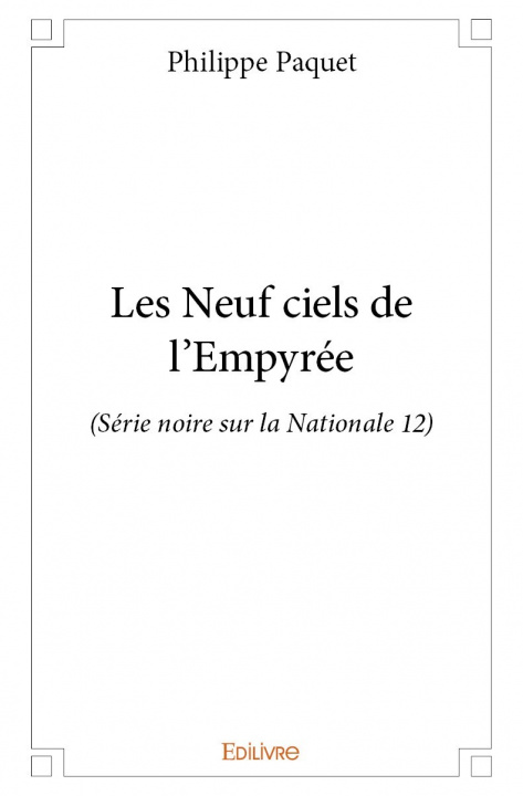 Kniha Les neuf ciels de l'empyrée Paquet