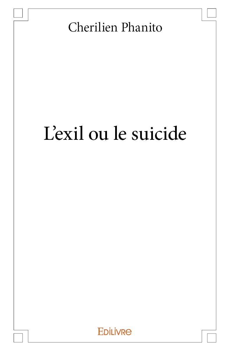 Kniha L'exil ou le suicide Phanito