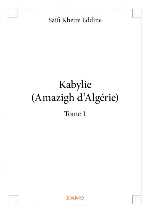 Carte Kabylie (amazigh d'algérie) KHEIRE EDDINE SAIFI