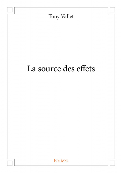 Book La source des effets Vallet