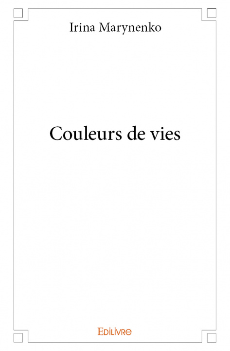 Buch Couleurs de vies Marynenko