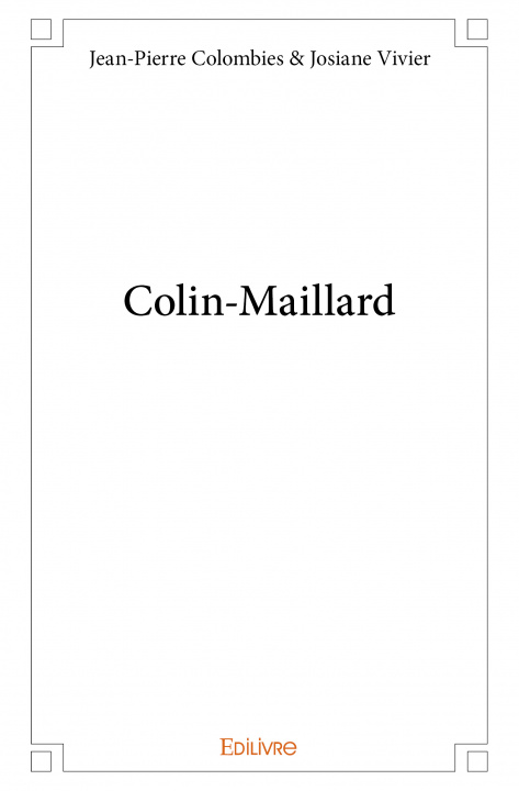 Książka Colin maillard Colombies