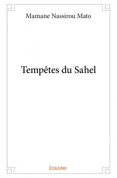 Kniha Tempêtes du sahel Mato