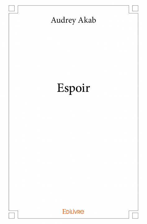 Kniha Espoir Akab