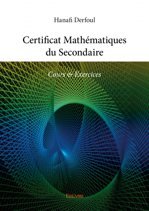 Kniha Certificat mathématiques du secondaire Derfoul