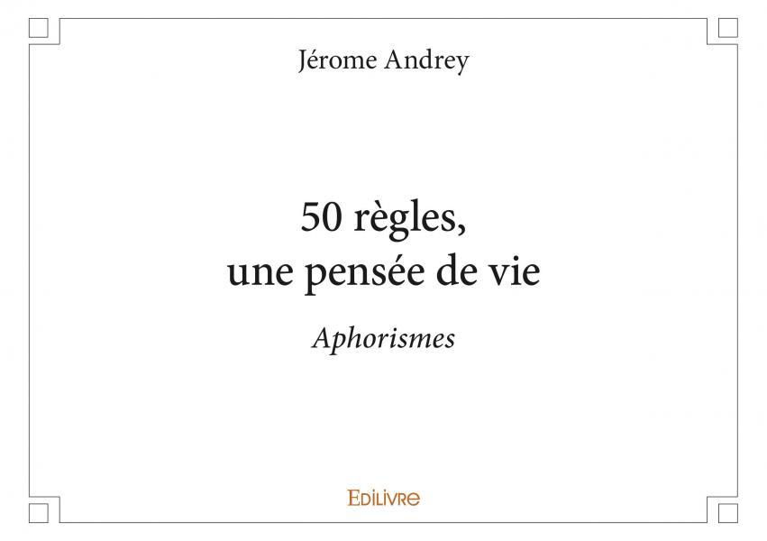 Kniha 50 règles, une pensée de vie Andrey
