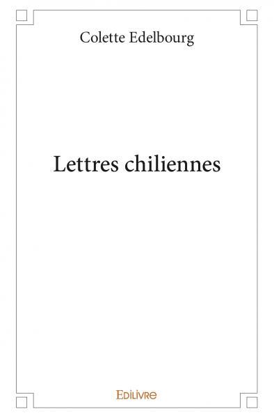 Buch Lettres chiliennes Edelbourg