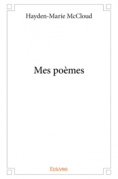 Book Mes poèmes McCloud