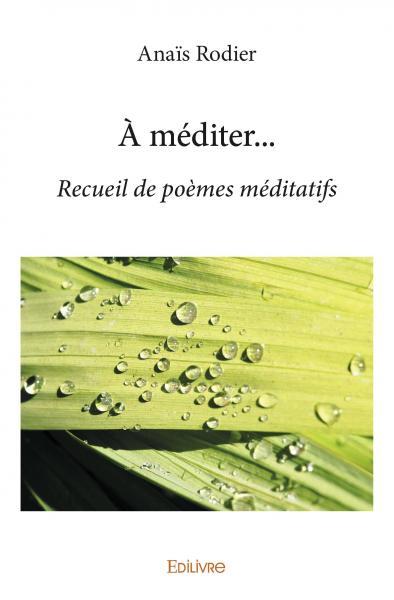 Knjiga à méditer... RODIER ANAIS