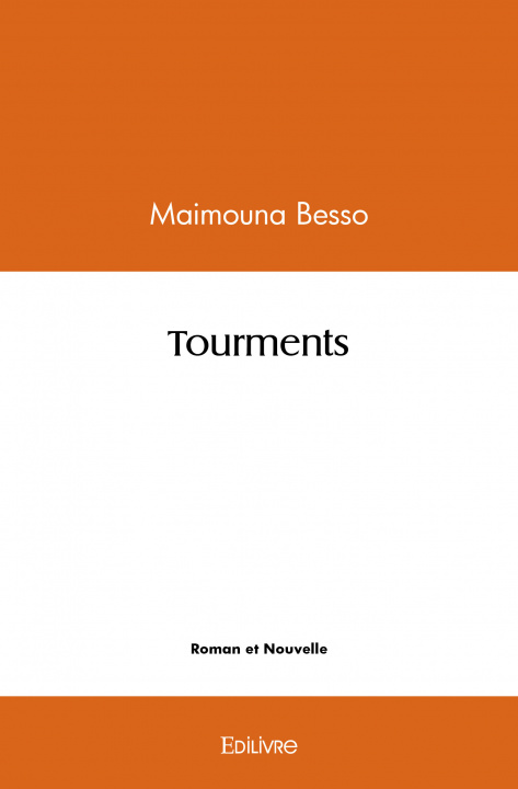 Libro Tourments BESSO MAIMOUNA