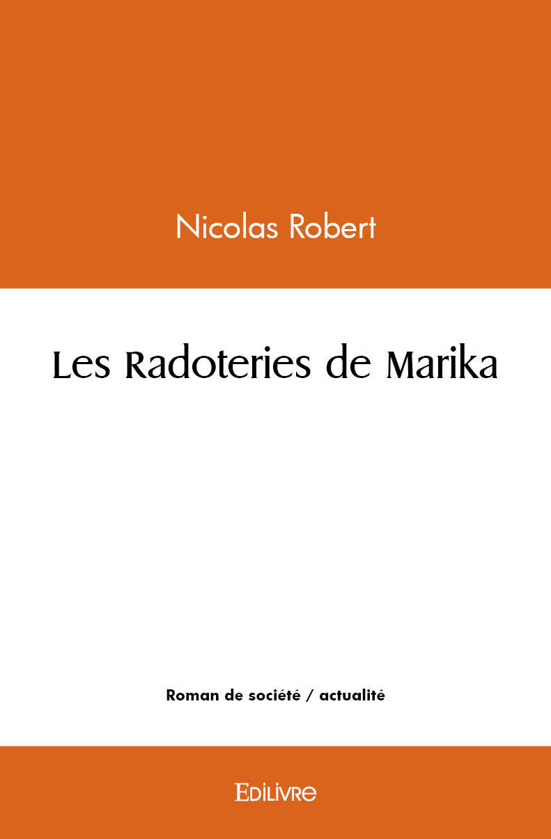 Kniha Les radoteries de marika ROBERT NICOLAS