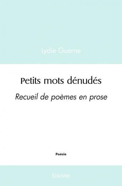 Book Petits mots dénudés GUERNE LYDIE