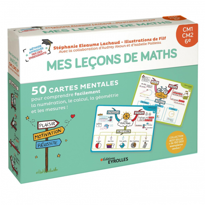 Carte Mes leçons de maths CM1, CM2, 6e Eleaume Lachaud
