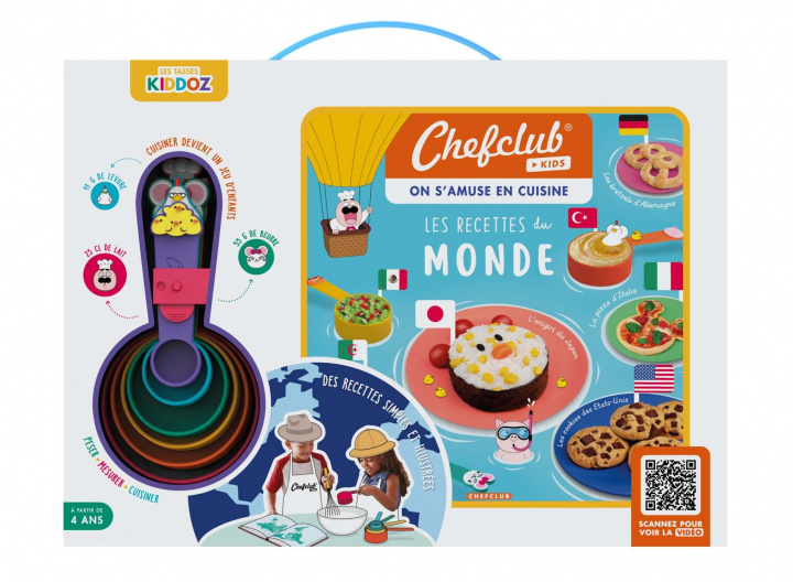 Carte Coffret Chefclub Kids - Les recettes du monde Chefclub