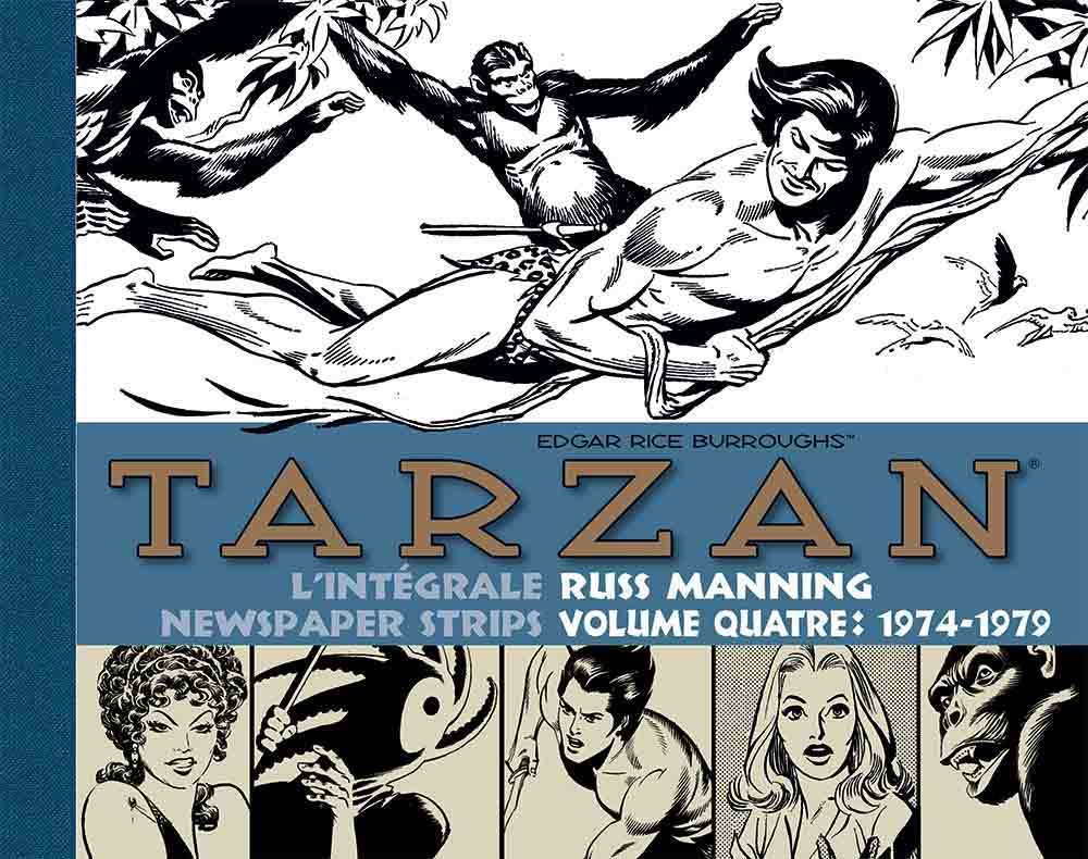 Book Tarzan : L'intégrale des newspaper strips de Russ Manning 1974_1979 RICE BURROUGHS