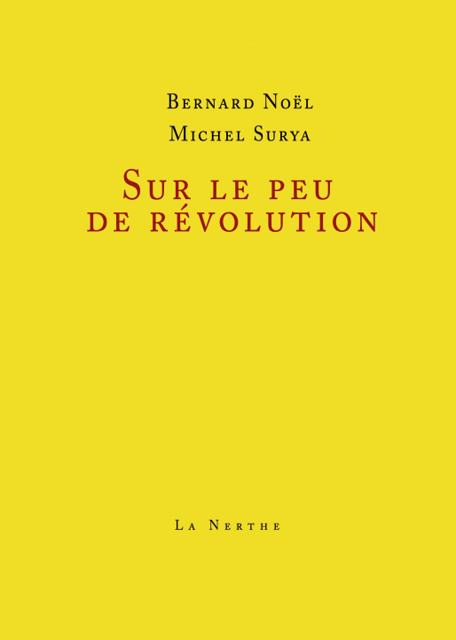 Kniha Sur le peu de révolution Michel Surya