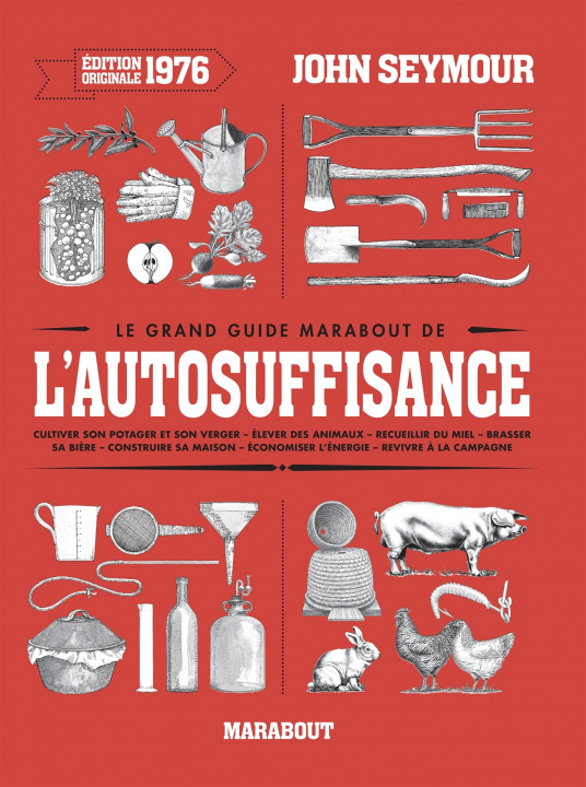 Carte Le grand guide Marabout de l'auto-suffisance Justine LAGACHE